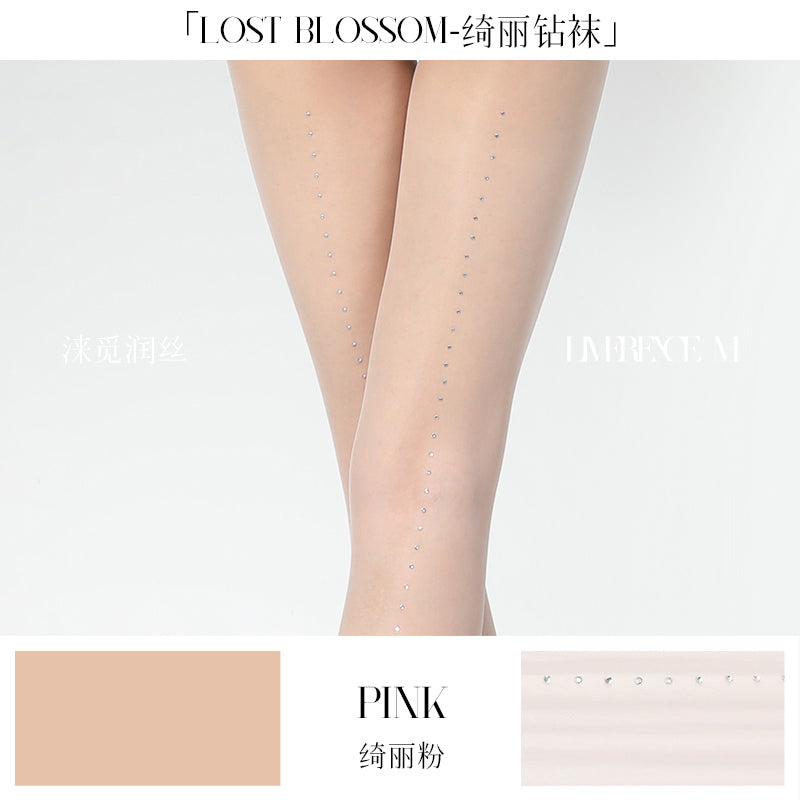 「LOST BLOSSOM DIMON BACK SEAM TIGHTS / 1D绮丽体香袜-竖钻款」