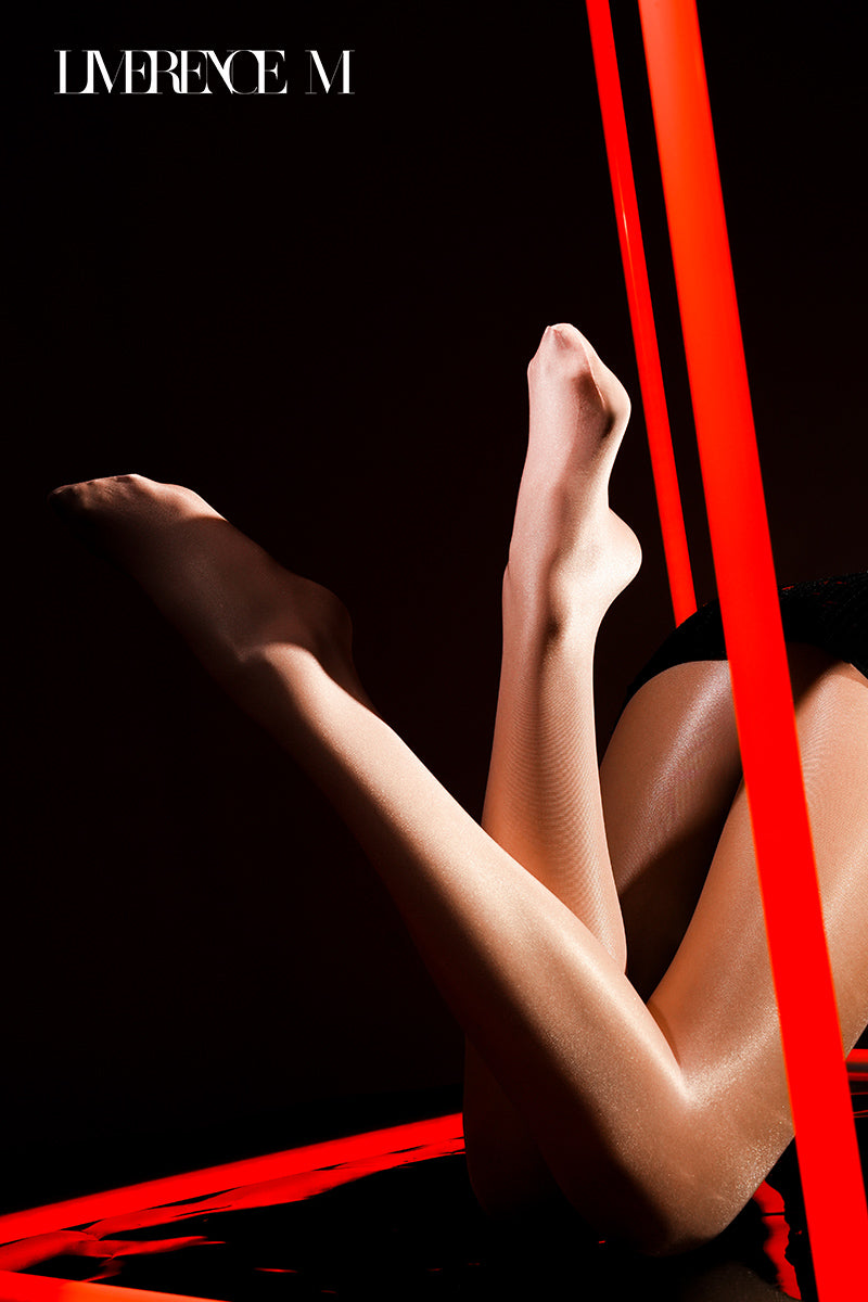 「NEON SEAMLESS & OPEN CROTCH TIGHTS / 霓虹-无缝&开裆 连裤袜」