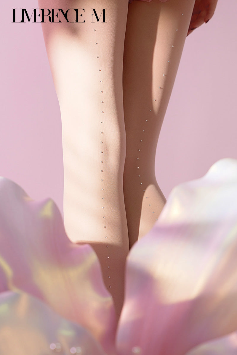 「LOST BLOSSOM DIMON BACK SEAM TIGHTS / 1D绮丽体香袜-竖钻款」