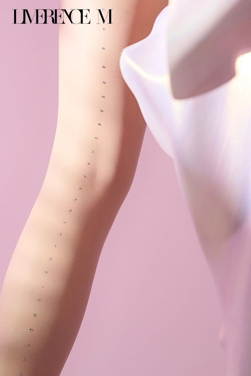 「LOST BLOSSOM DIMON BACK SEAM TIGHTS / 1D绮丽体香袜-竖钻款」