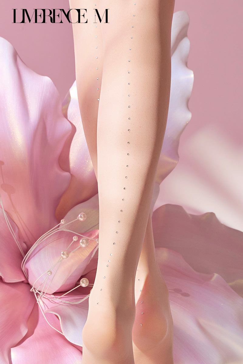 「LOST BLOSSOM DIMON BACK SEAM TIGHTS / 1D绮丽体香袜-竖钻款」