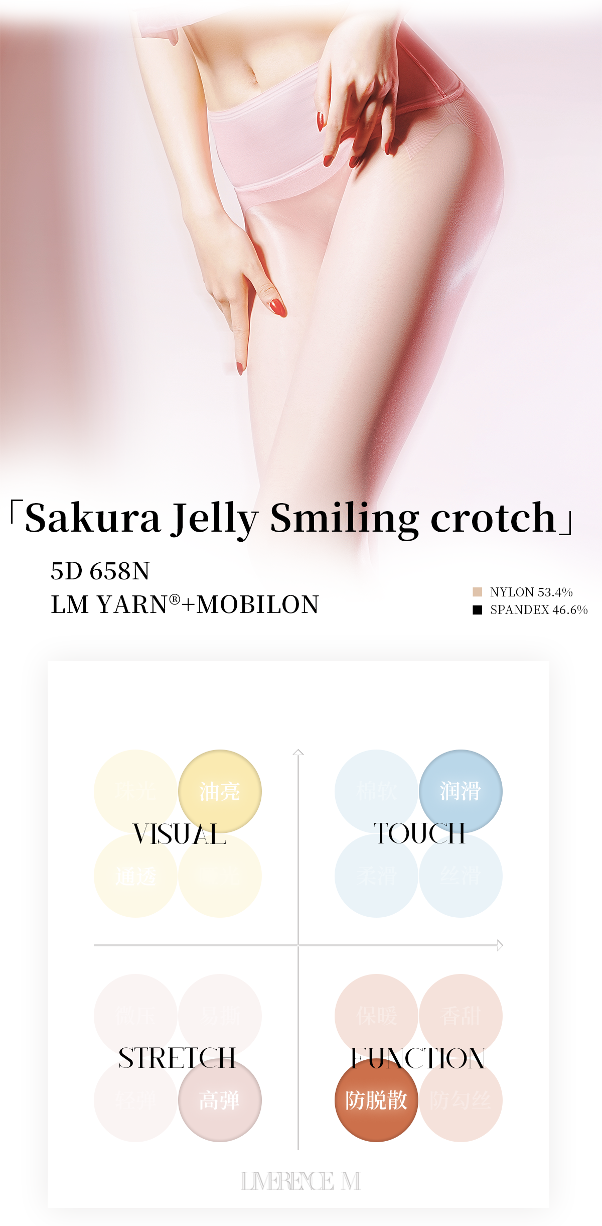 【The tis】 CHERRY BLOSSOM SHEER SCRUNCH 500423-RuchedSatinScrunchies-