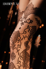 「BAROQUE T-BAND & CROTCHLESS TIGHTS / 巴洛克-T裆&开裆 连裤袜」