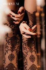 「BAROQUE T-BAND & CROTCHLESS TIGHTS / 巴洛克-T裆&开裆 连裤袜」