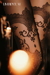 「BAROQUE T-BAND & CROTCHLESS TIGHTS / 巴洛克-T裆&开裆 连裤袜」