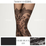 「BAROQUE T-BAND & CROTCHLESS TIGHTS / 巴洛克-T裆&开裆 连裤袜」