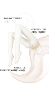 「LOST BLOSSOM SEAMLESS-OPEN-CROTCH TIGHTS / 1D绮丽体香袜-开裆」