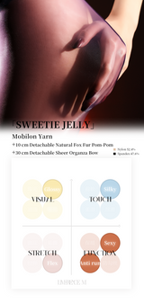 「AURORA SWEETIE JELLY TIGHTS / 果冻甜心大开口连裤袜」